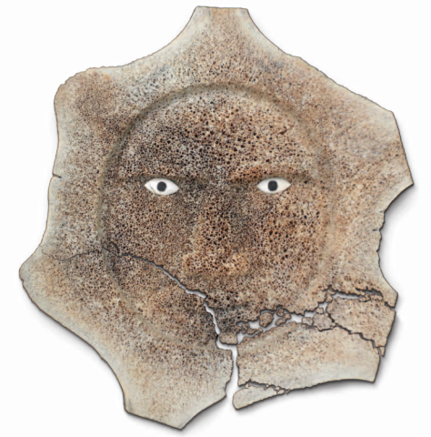 Whale Bone Mask by Larry Adams