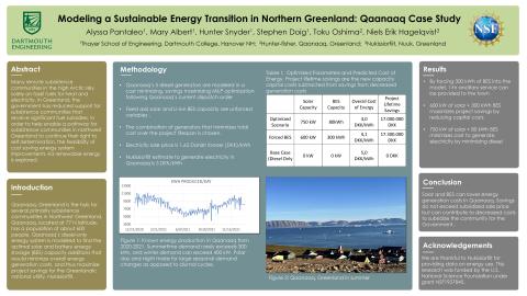 Modeling a sustainable energy transition in northern Greenland poster