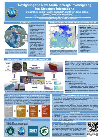 Navigating the new Arctic through investigating ice-structure interactions poster