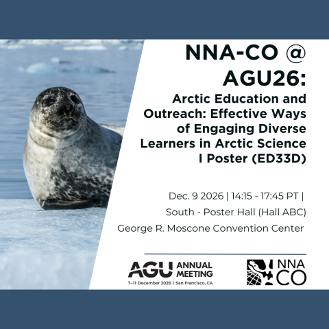 Picture of seal with information about AGU session ED33D