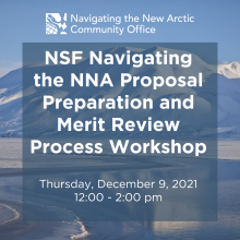 NSF Navigating the NNA Proposal Preparation and Merit Review Process Workshop