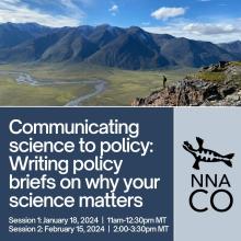 Communicating Science to Policy post