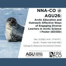 Picture of seal with information about AGU session ED33D